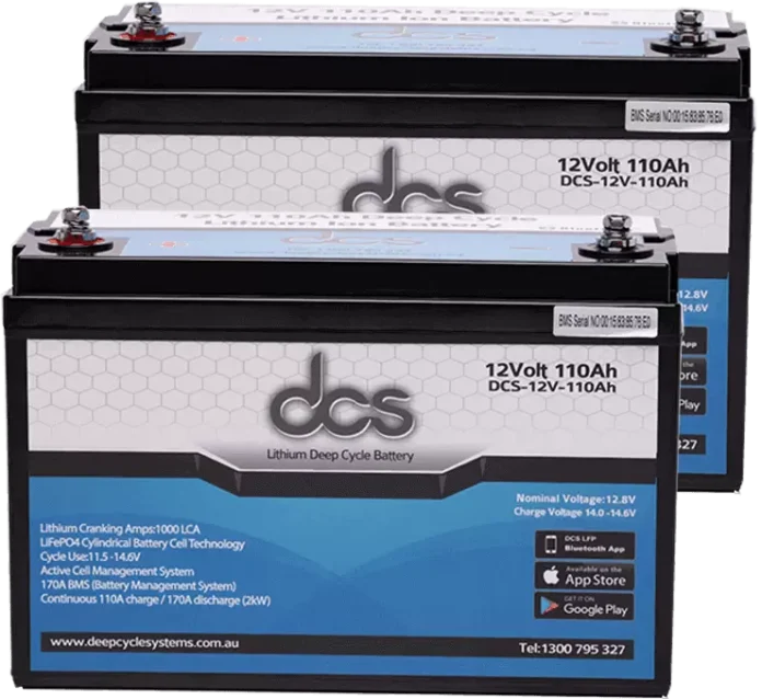 A deep cycle battery pack