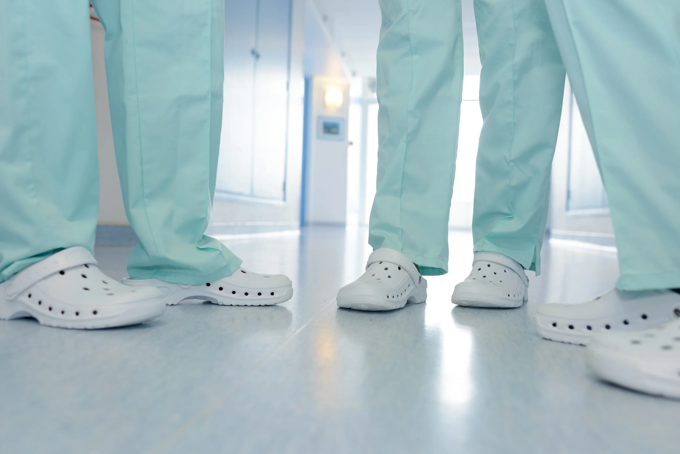White Medical Shoes