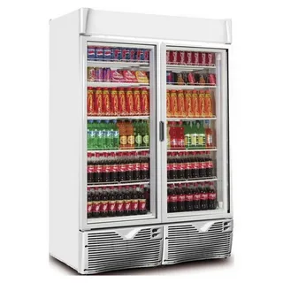 Double Door Display Fridge